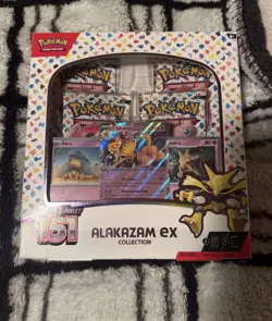 Pokemon TCG Scarlet And Violet 151 Alakazam Ex Collection - FACTORY SEALED/ NEW - Image 1