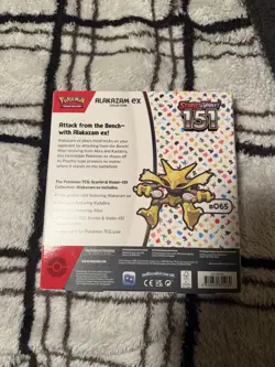 Pokemon TCG Scarlet And Violet 151 Alakazam Ex Collection - FACTORY SEALED/ NEW - Image 2