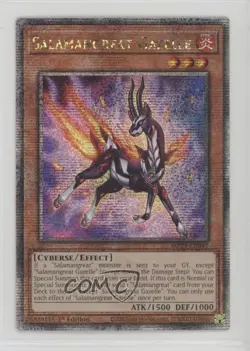 Salamangreat Gazelle QCSE 1st Ed. YuGiOh 25th Anniversary Tin: Dueling Mirrors - Image 1