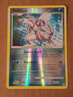 Pokemon Palkia 11/130 Diamond & Pearl Reverse Holo LP See Pictures - Image 1