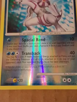 Pokemon Palkia 11/130 Diamond & Pearl Reverse Holo LP See Pictures - Image 2