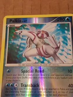 Pokemon Palkia 11/130 Diamond & Pearl Reverse Holo LP See Pictures - Image 3