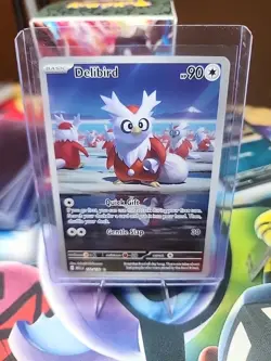 Delibird 152/132 Mega Evolution Illustration Rare Pokemon TCG NM - Image 1