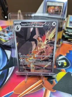 Pokemon Larry's Staraptor Full Art Holo Stage 2 150 HP ASC 249/217 - Image 1
