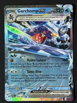 Garchomp ex 38/182 Pokemon 2023 Scarlet & Violet Paradox Rift Double Rare NM - Image 2