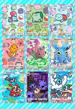 Pluto Coco Complete Master Set - Pokemon Fan Art - Image 4