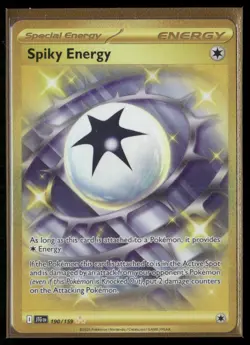 Spiky Energy 190/159 Hyper Rare Journey Together Pokemon Holo Near Mint - Image 1