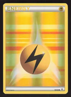 Pokemon TCG Generations Reverse Holo Lightning Energy #78/83 - Image 1