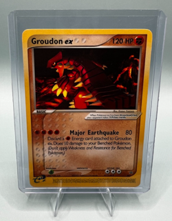 NO DOT 2003 Pokemon Black Star Promo Nintendo Groudon EX 002 NM | Fast Shipping - Image 1