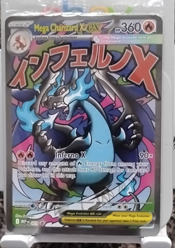 Pokemon TCG Mega Charizard X EX Promo Holo Me: Mega Evolution 023 HP360 English - Image 1