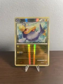 2010 Pokemon 18/95 Lanturn Reverse Holo Rare Unleashed English NM - Image 1