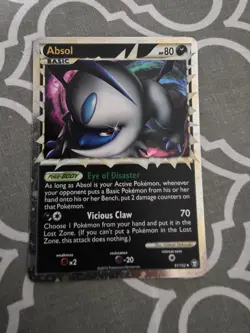 Absol - 91/102 - Holo Rare - Near Mint - Pokemon TCG - HS Triumphant (2010) - Image 1