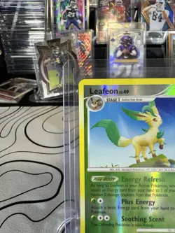 Leafeon 45/111 LP-NM Reverse Holo Rising Rivals 2009 Pokemon TCG - Image 2