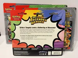 Pokemon Ascended Heroes Collection Lot 4 Blisters Erika Tangela Larry Komala - Image 3