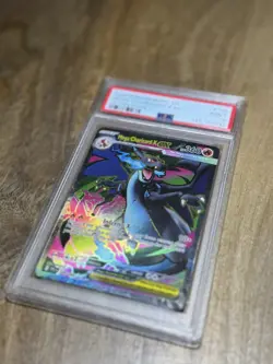 POKEMON TCG PFL EN-PHANTASMAL FLAMES ULTRA RARE #109 MEGA CHARIZARD X EX PSA 9 - Image 3