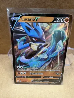 Pokemon Lucario V Ultra Rare Holo 078/189 Swsh10 Astral Radiance Basic 210 HP - Image 1