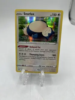 Snorlax 143/196 - Pokemon TCG - Sword & Shield 11: Lost Origin Holo Rare - Image 1