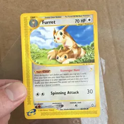Pokemon Furret 48/147 Aquapolis 2002 E-reader Near Mint - Image 4
