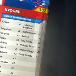 Pokemon Kyogre Artwork Unseen Depths Theme Deck - Sun & Moon Cosmic Eclipse - Image 3