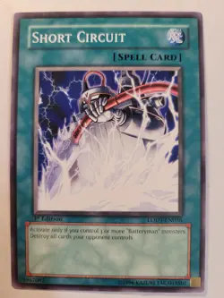 Yugioh! Short Circuit - Light of Destruction LODT-EN056 1st Edition LP - Image 1