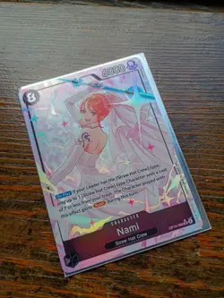 One Piece TCG English OP15-086 Nami Alt Art Parallel Wedding SR NM+ 2026 - Image 1
