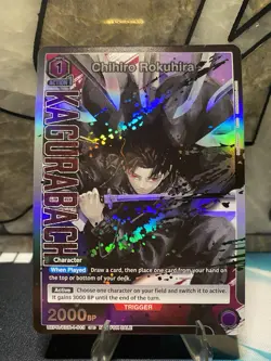 Union Arena Chihiro Rokuhira Kagurabachi Rare Battle Promo (Silver) - Image 1