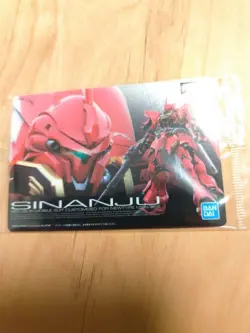 Gundam Gunpla Package Art Gummy Card Shinanju Rg - Image 1