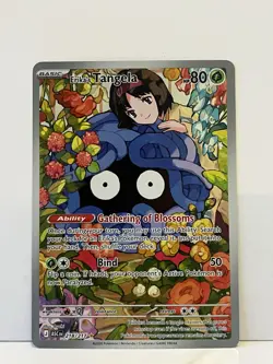 Pokemon TCG Erika's Tangela 218/217 Ascended Heroes Illustration Rare NM Card - Image 1