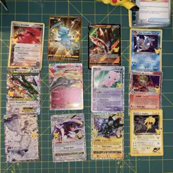 Pokemon Card Binder Lot Rayquaza Mew Holo Rare Secret Nintendo Bundle 25th LOOK - Image 2