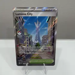 Pokemon TCG Lumiose City 111/088 POR Trainer Stadium Holo Card - New Mega EV Set - Image 2