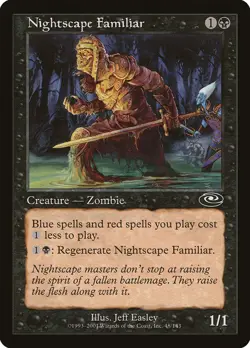 1x Nightscape Familiar - MP - Invasion block - SPARROW MAGIC mtg - Image 1