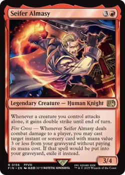 Seifer Almasy 156 R FINAL FANTASY Magic: The Gathering NM/M - Image 1