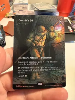 Donnie's Bo - Shadowspear (Borderless) Teenage Mutant Ninja Turtles Source Foil - Image 1