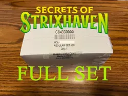 SECRETS OF STRIXHAVEN SOS Sealed Complete Full Set MtG Magic Commander *PRESALE* - Image 1