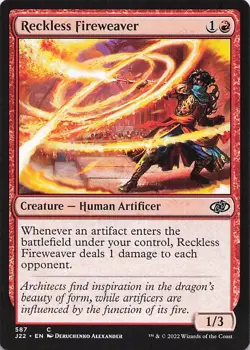 Reckless Fireweaver Jumpstart 2022 Regular - Image 1