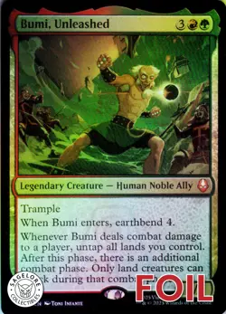 Bumi, Unleashed - Foil - Avatar: The Last Airbender - 211 NM - Image 1