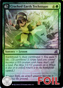 Cracked Earth Technique - Foil - Avatar: Eternal Legal - 135 NM - Image 1