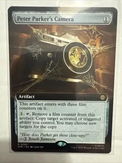 MTG Peter Parker's Camera 0280 Regular (Extended Art) Marvel's Spider-Man NM SPM - Image 1