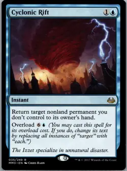 Magic the Gathering MTG Cyclonic Rift (35) Modern Masters MM3 2017 LP - Image 1