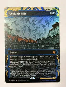 MTG Cyclonic Rift - Foil - Secrets of Strixhaven: Mystical Archive 14 M 0014 - Image 1