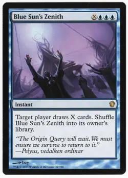 Blue Sun's Zenith Commander 2013 Blue Rare Instant MTG NM AZ2 - Image 1