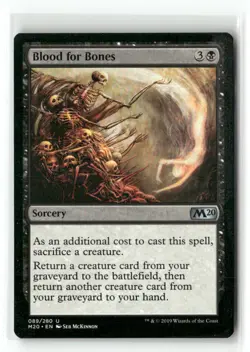 Blood for Bones 89 Uncommon Core Set 2020 Magic: The Gathering Near Mint - Image 1