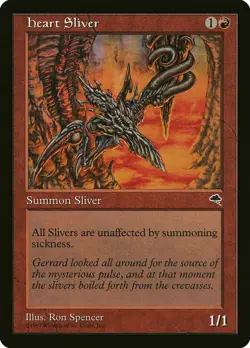 MTG Heart Sliver - TMP Tempest MP - Image 1