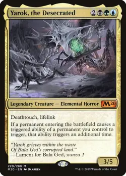 Foil Yarok, the Desecrated M Core Set 2020 220 LP - Image 1