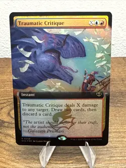 Traumatic Critique (Extended Art) Secrets of Strixhaven Foil - Image 1