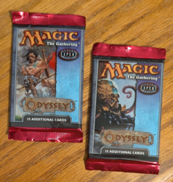 MTG - 2x Odyssey Booster Pack - Magic the Gathering Factory Sealed 2001 - Image 1