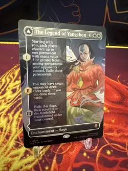 The Legend of Yangchen (Borderless) MTG Avatar: The Last Airbender Foil NM - Image 2