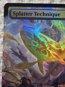 Splatter Technique ** FOIL EXTENDED ART ** #356 - Secrets of Strixhaven - NM MTG - Image 2