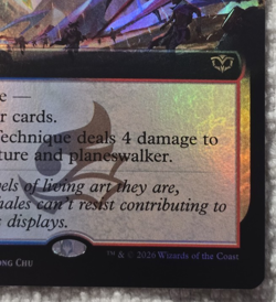 Splatter Technique ** FOIL EXTENDED ART ** #356 - Secrets of Strixhaven - NM MTG - Image 4