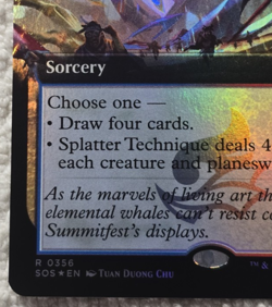 Splatter Technique ** FOIL EXTENDED ART ** #356 - Secrets of Strixhaven - NM MTG - Image 5
